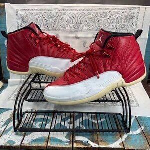 Nike Air Jordan 12 Retro Gym Red 130690-600 Red White Black Size 11